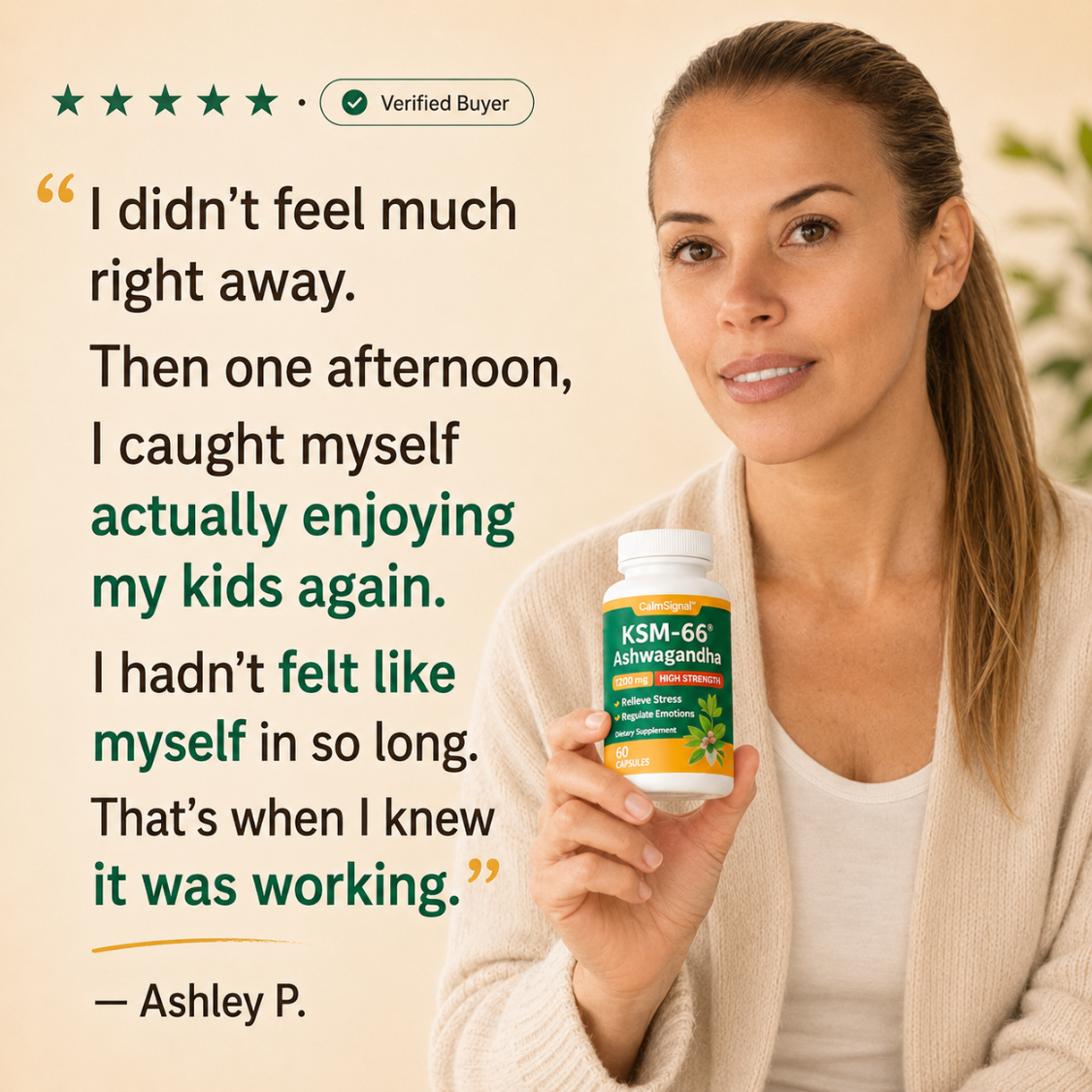 CalmSignal™ – Premium Ashwagandha