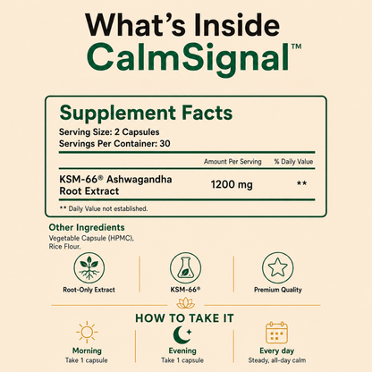 CalmSignal™ – Premium Ashwagandha
