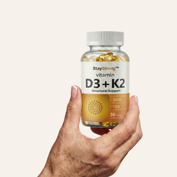 StayStrong™ Vitamin D3 + K2 (MK-7) Softgels