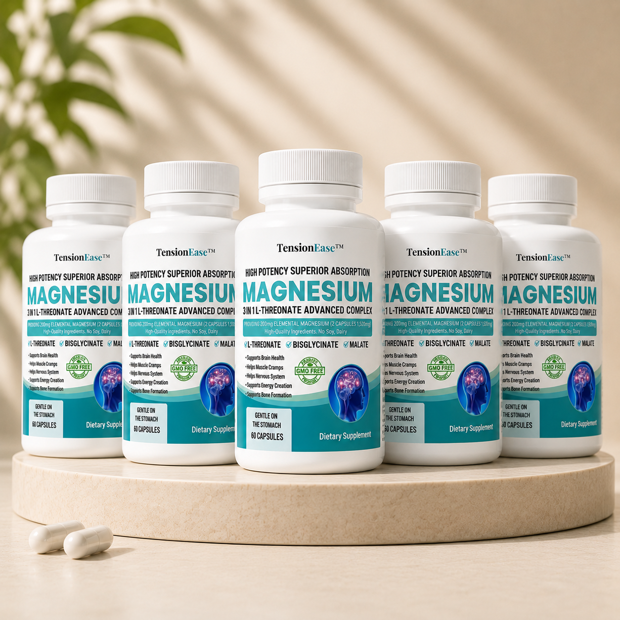 TensionEase™ 3-in-1 Magnesium